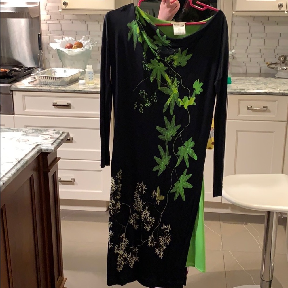 Long sleeve pencil with skirt evening dress